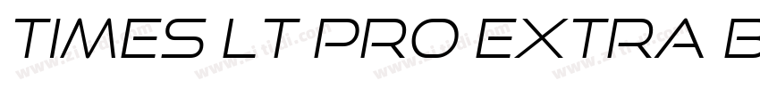 Times LT Pro Extra B字体转换